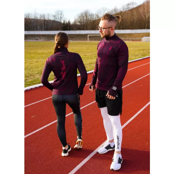  Herren Sport Sweatshirt Premium Plus ALTISPORT VOJ/ALM072MI04 WEINRÖTET 