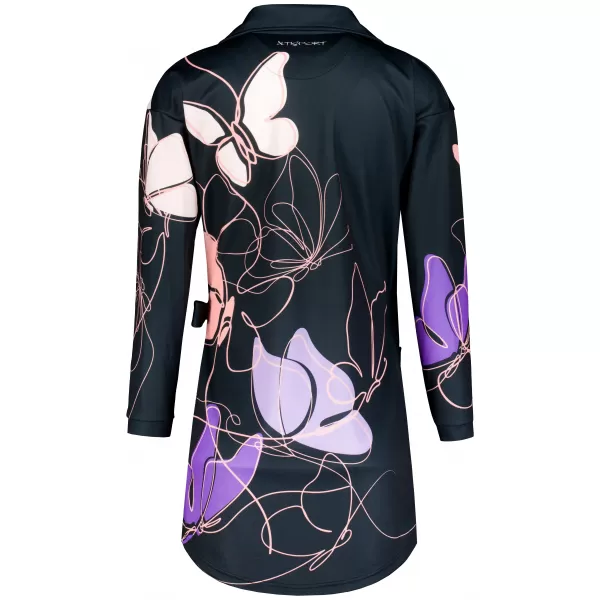  Frauen -Sweatshirt -Premium -Tasche für Frauen ALTISPORT VOJ/ALW086MI05 SCHWARZVIOLETT 