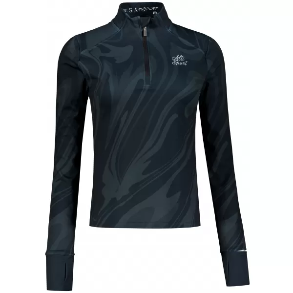  Frauen Sport Sweatshirt Premium Plus ALTISPORT VOJ/ALW072MI04 SCHWARZ 