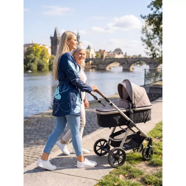  Frauen -Sweatshirt -Premium -Tasche für Frauen ALTISPORT VOJ/ALW086MI05 DUNKELBLAU 