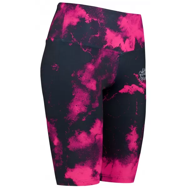  Frauen -Leggings über den Knien Premium ALTISPORT VOJ/ALW066LEG02 SCHWARZ -PINK 