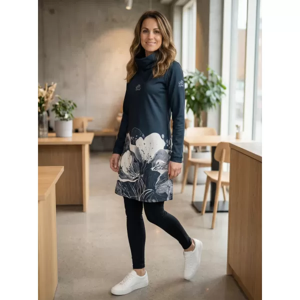  Damen erweitertes Premium -Sweatshirt ALTISPORT VOJ/ALW090MI06 SCHWARZ 