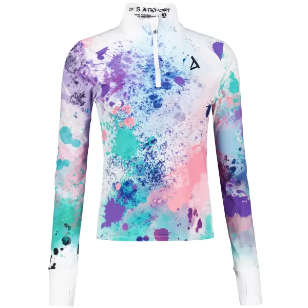  Frauen Sport Sweatshirt Premium Plus ALTISPORT VOJ/ALW055MI04 LILA/GRÜN 