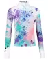 Frauen Sport Sweatshirt Premium Plus ALTISPORT VOJ/ALW055MI04 LILA/GRÜN