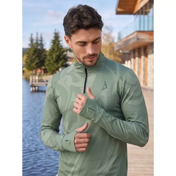  Herren Sport Sweatshirt Premium Plus ALTISPORT VOJ/ALM072MI04 GRÜN 