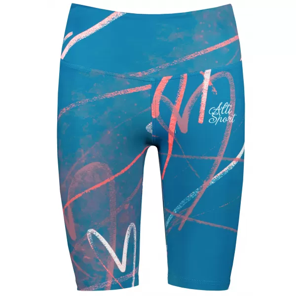  Frauen -Leggings über den Knien Premium ALTISPORT VOJ/ALW082LEG02 KEROSIN 