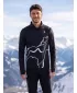 Herren Sport Sweatshirt Premium Plus ALTISPORT VOJ/ALM073MI04 SCHWARZ