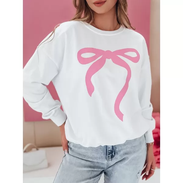  Frauen übergroße Sweatshirt für Frauen DSTREET SOFTTIE BY1358 WEIß 
