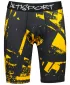 Männersport -Leggings über den Knien der Prämie ALTISPORT VOJ/ALM079LEG02 SCHWARZ -AUSGELB