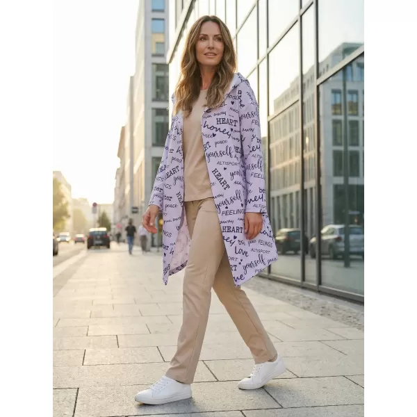  Damen -Strickjacke Premium ALTISPORT VOJ/ALW067MI07 VIOLETT 