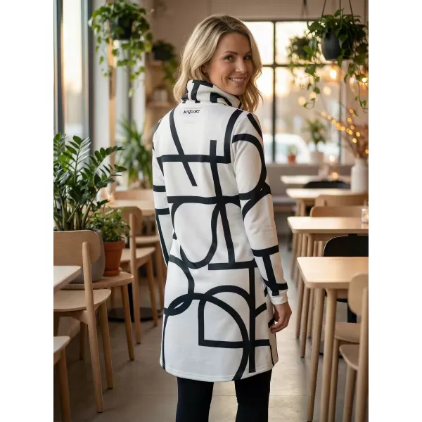  Damen erweitertes Premium -Sweatshirt ALTISPORT VOJ/ALW085MI06 WEIß 
