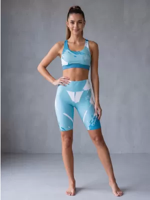 Frauen -Leggings über den Knien Premium ALTISPORT VOJ/ALW081LEG02 BLAU