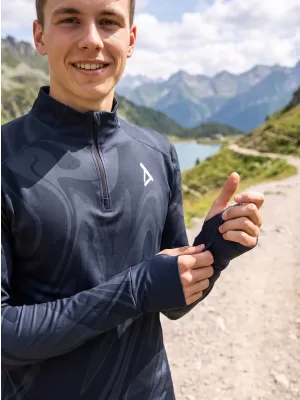 Herren Sport Sweatshirt Premium Plus ALTISPORT VOJ/ALM072MI04 SCHWARZ