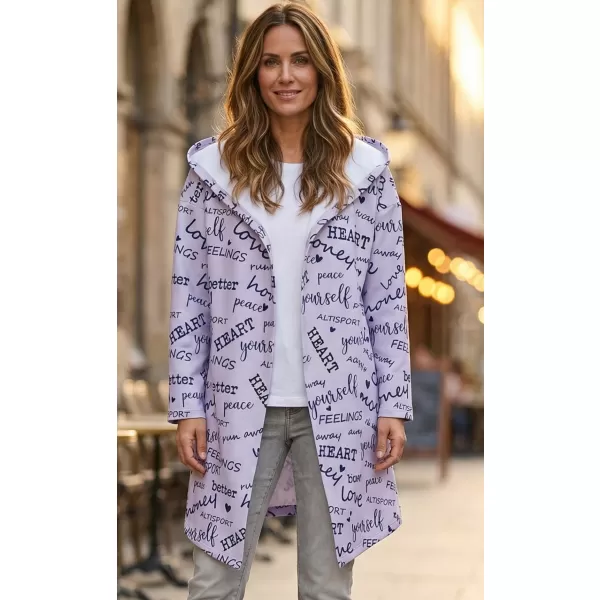  Damen -Strickjacke Premium ALTISPORT VOJ/ALW067MI07 VIOLETT 