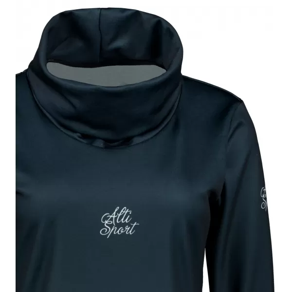  Damen erweitertes Premium -Sweatshirt ALTISPORT VOJ/ALW090MI06 SCHWARZ 