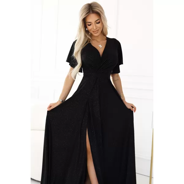  Kleid NUMOCO JENNIFER 581-1 SCHWARZ MIT GLITZER 