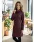 Damen erweitertes Premium -Sweatshirt ALTISPORT VOJ/ALW067MI06 BURGUND