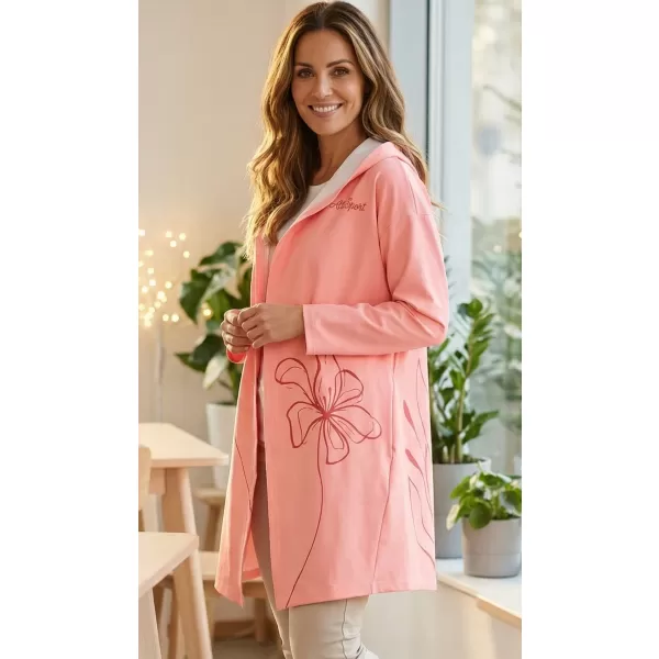  Premium-Cardigan für Damen ALTISPORT VOJ/ALW075MI07 PFIRSICH 