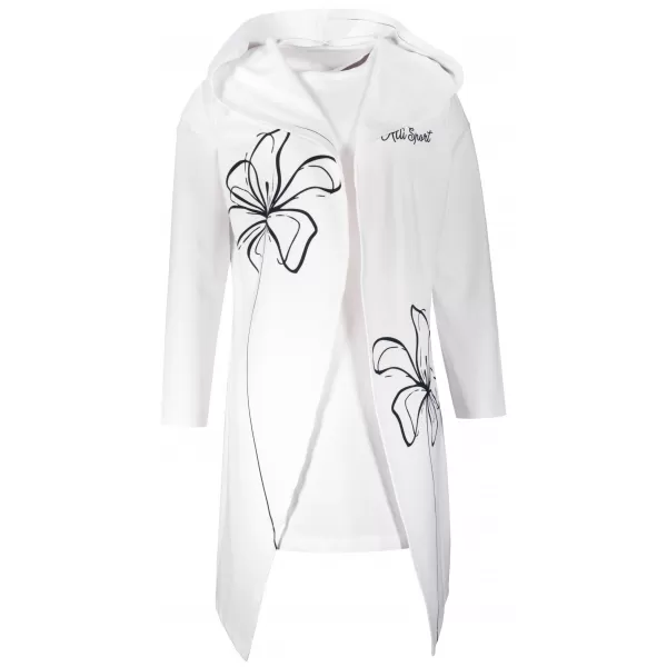  Premium-Cardigan für Damen ALTISPORT VOJ/ALW075MI07 WEIß 