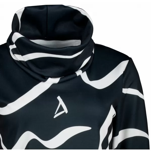  Damen erweitertes Premium -Sweatshirt ALTISPORT VOJ/ALW088MI06 SCHWARZ 