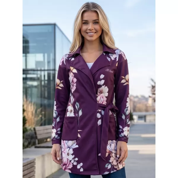  Frauen -Sweatshirt -Premium -Tasche für Frauen ALTISPORT VOJ/ALW087MI05 BURGUND 