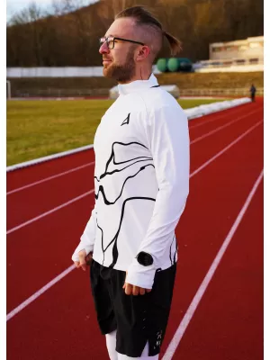 Herren Sport Sweatshirt Premium Plus ALTISPORT VOJ/ALM073MI04 WEIß