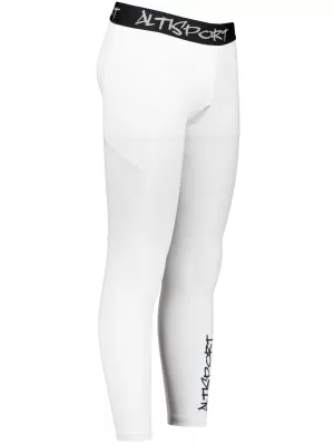 Herrensport -Leggings langer Prämie ALTISPORT VOJ/ALM000LEG01 WEIß
