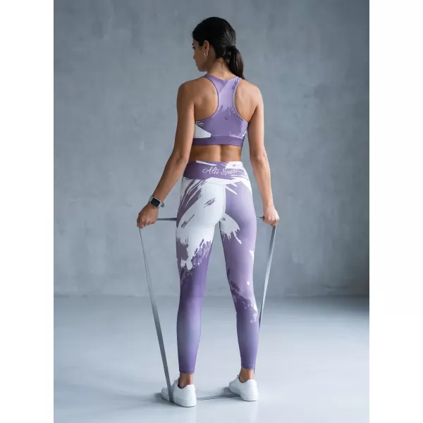  Lange Leggings für Frauen Premium ALTISPORT VOJ/ALW081LEG01 LILA 