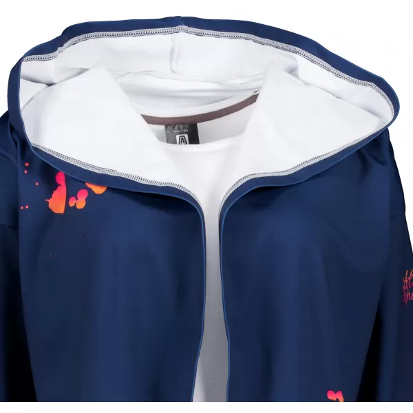  Damen -Strickjacke Premium ALTISPORT VOJ/ALW077MI07 DUNKELBLAU-ORANGE 