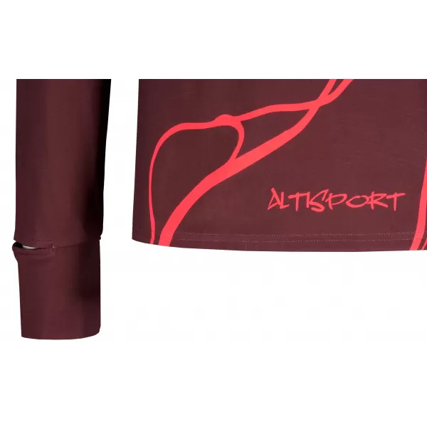  Herren Sport Sweatshirt Premium Plus ALTISPORT VOJ/ALM073MI04 WEINRÖTET 