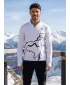 Herren Sport Sweatshirt Premium Plus ALTISPORT VOJ/ALM073MI04 WEIß