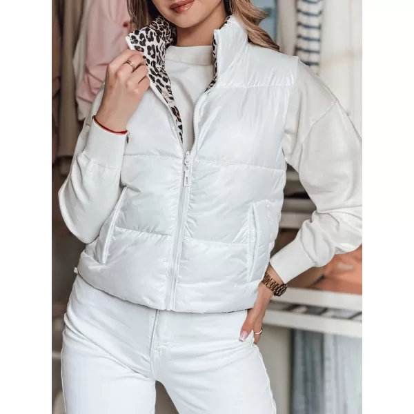  Weste DSTREET CHIPUFF TY4821 WEIß 