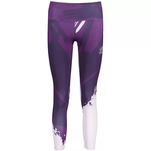  Lange Leggings für Frauen Premium ALTISPORT VOJ/ALW081LEG01 DUNKELVIOLETT 