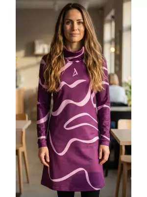Damen erweitertes Premium -Sweatshirt ALTISPORT VOJ/ALW088MI06 ROSA