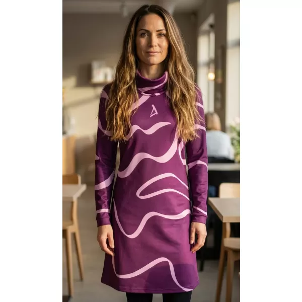  Damen erweitertes Premium -Sweatshirt ALTISPORT VOJ/ALW088MI06 ROSA 
