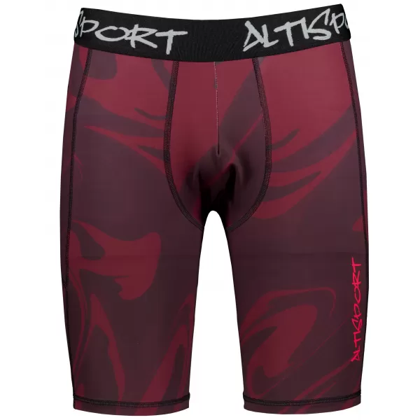  Männersport -Leggings über den Knien der Prämie ALTISPORT VOJ/ALM072LEG02 WEINRÖTET 