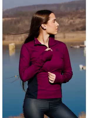 Frauen Sport Sweatshirt Premium Plus ALTISPORT VOJ/ALW078MI04 WEINRÖTET