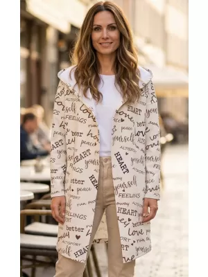 Damen -Strickjacke Premium ALTISPORT VOJ/ALW067MI07 CREME