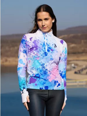 Frauen Sport Sweatshirt Premium Plus ALTISPORT VOJ/ALW055MI04 LILA/BLAU