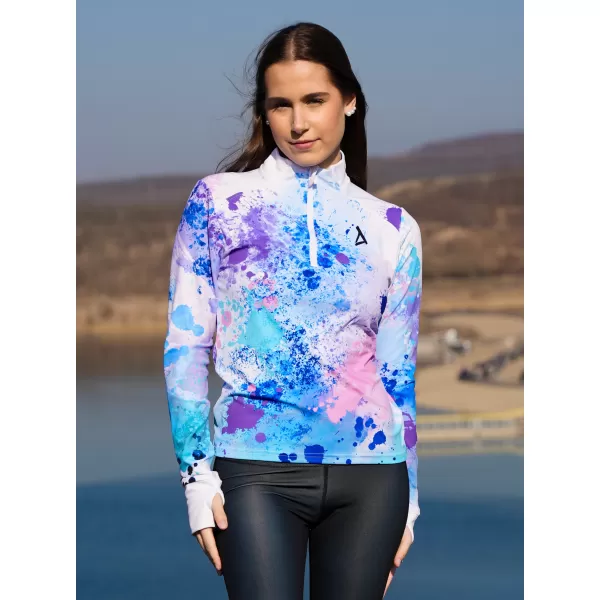  Frauen Sport Sweatshirt Premium Plus ALTISPORT VOJ/ALW055MI04 LILA/BLAU 