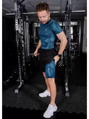 Männersport -Leggings über den Knien der Prämie ALTISPORT VOJ/ALM072LEG02 KEROSIN