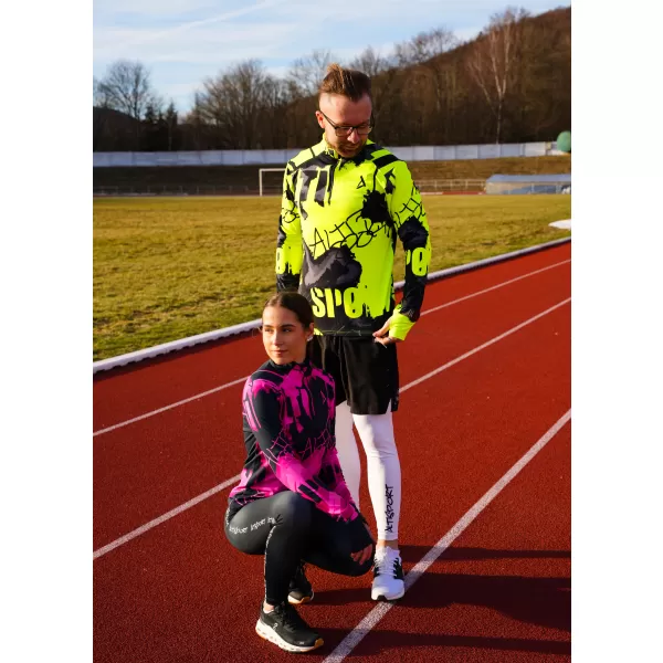  Frauen Sport Sweatshirt Premium Plus ALTISPORT VOJ/ALW076MI04 HEIßROSA 