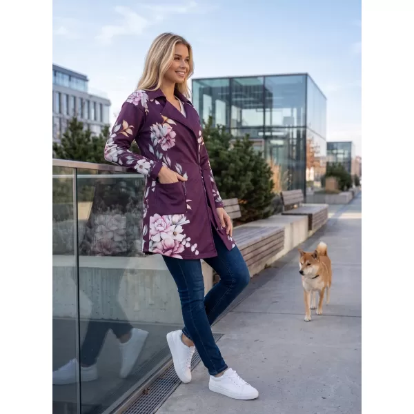  Frauen -Sweatshirt -Premium -Tasche für Frauen ALTISPORT VOJ/ALW087MI05 BURGUND 