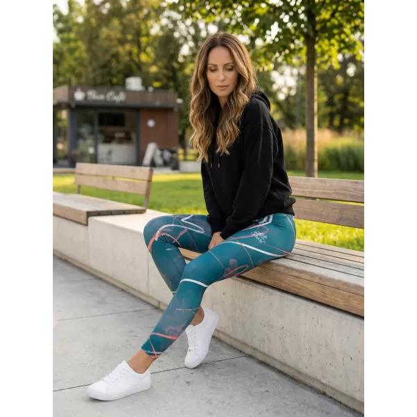  Lange Leggings für Frauen Premium ALTISPORT VOJ/ALW082LEG01 KEROSIN 