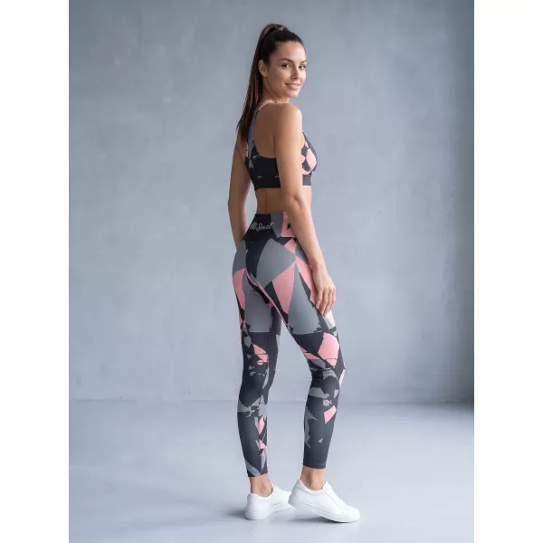  Lange Leggings für Frauen Premium ALTISPORT VOJ/ALW080LEG01 SCHWARZ-LOSOS 