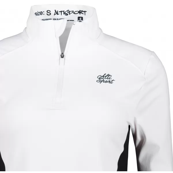  Frauen Sport Sweatshirt Premium Plus ALTISPORT VOJ/ALW078MI04 WEIß 