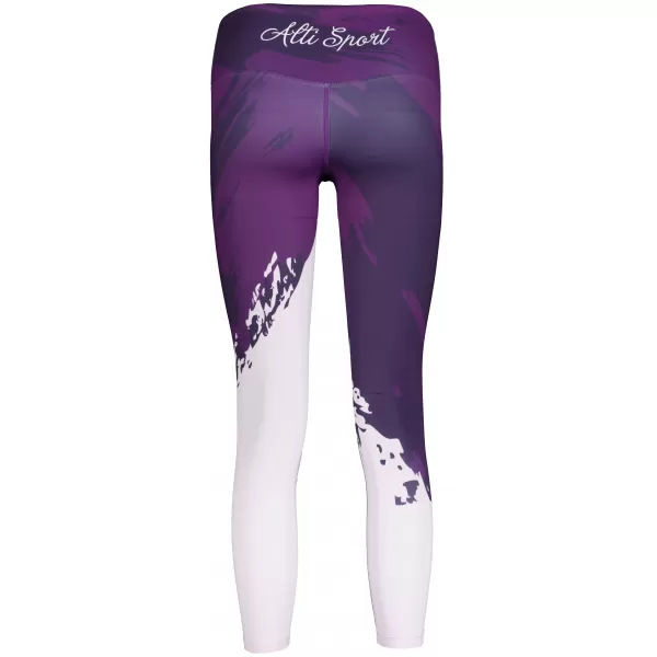  Lange Leggings für Frauen Premium ALTISPORT VOJ/ALW081LEG01 DUNKELVIOLETT 