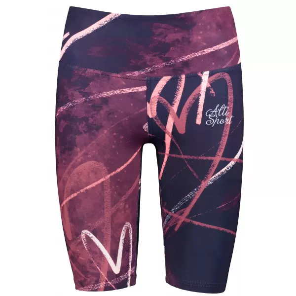  Frauen -Leggings über den Knien Premium ALTISPORT VOJ/ALW082LEG02 LILA 
