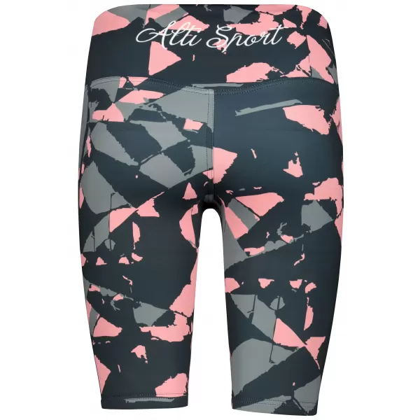  Frauen -Leggings über den Knien Premium ALTISPORT VOJ/ALW080LEG02 SCHWARZ-LOSOS 