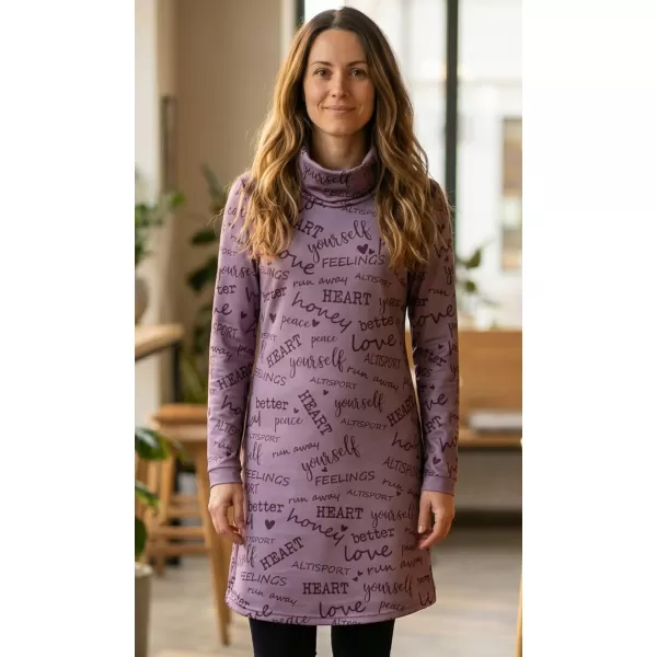  Damen erweitertes Premium -Sweatshirt ALTISPORT VOJ/ALW067MI06 LILA 